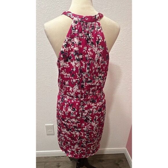Banana Republic‎ Petite Pink Floral Sleeveless Dress Size SP - Picture 3 of 9